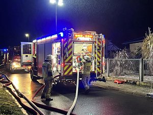Feuer heute Morgen in Bebra
