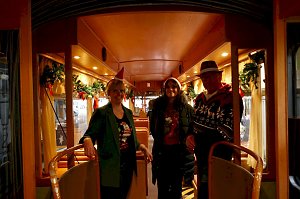 Die "Weihnachtsbahn" war unterwegs