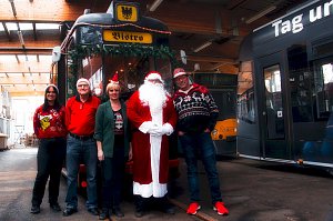 Die "Weihnachtsbahn" war unterwegs