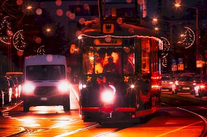 Die "Weihnachtsbahn" war unterwegs