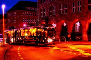 Die "Weihnachtsbahn" war unterwegs
