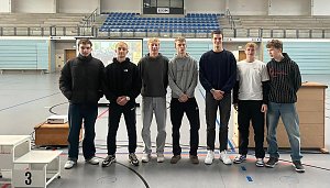 Die Handballmannschaft der Jungen WK II.