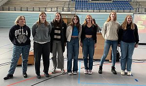 Die Volleyballerinnen der WK II