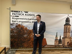 Pressekonferenz im Alphahotel zur Kandidatur von Patrick Kosiol