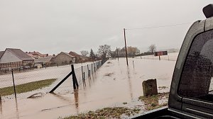 Wassermassen in Windehausen, Dezember 2023