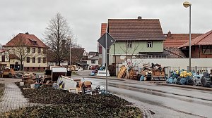 Wassermassen in Windehausen, Dezember 2023