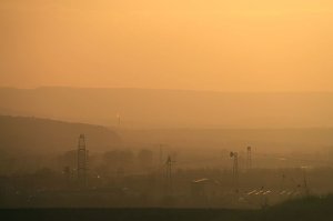 Sonnenuntergang - fotografiert vom Hainer Berg