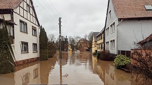 Land unter in Windehausen - Dezember 2023