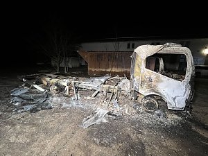Lkw ausgebrannt