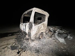 Lkw ausgebrannt