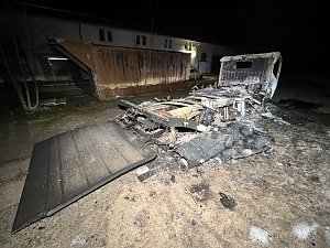 Lkw ausgebrannt
