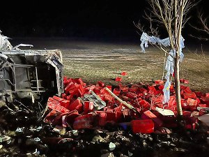Schwerer Unfall auf der A38 bei Wallhausen