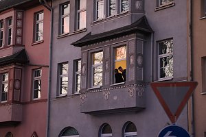 Einsatz in der Leimbacher Stra&szlig;e