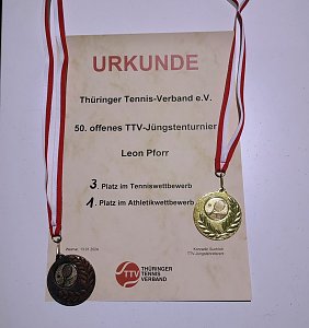 Erfolgreiches Nachwuchsturnier f&uuml;r Leon Pforr