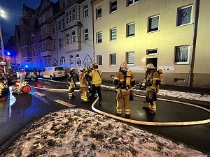Wieder brannte es in der Leimbacher Stra&szlig;e