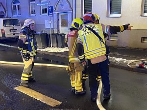 Wieder brannte es in der Leimbacher Stra&szlig;e