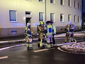 Wieder brannte es in der Leimbacher Stra&szlig;e