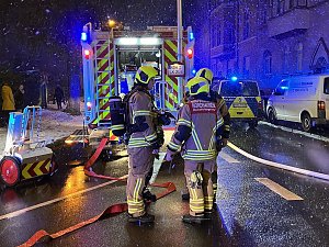 Wieder brannte es in der Leimbacher Stra&szlig;e