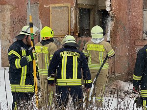 Brand im Sondersh&auml;user Schlosspark