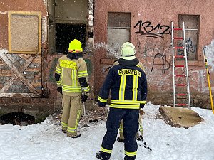 Brand im Sondersh&auml;user Schlosspark
