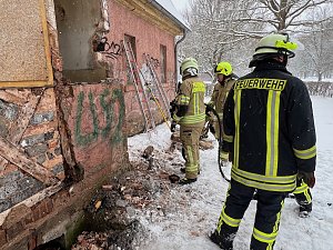 Brand im Sondersh&auml;user Schlosspark