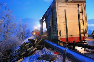 Lkw Brand auf der A38