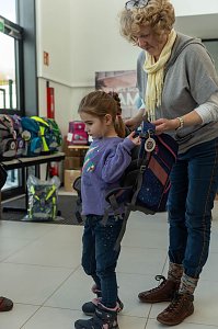 Schulranzentag im Autohaus Peter