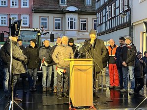 Protestkundgebung auf dem Neumarkt