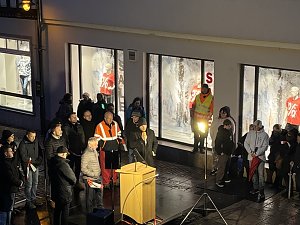 Protestkundgebung auf dem Neumarkt