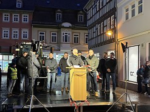Protestkundgebung auf dem Neumarkt