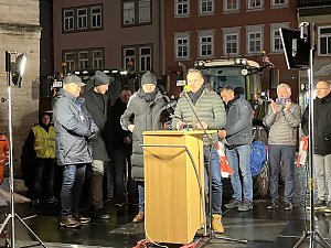 Protestkundgebung auf dem Neumarkt