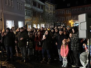 Protestkundgebung auf dem Neumarkt