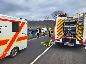 An der Unfallstelle
