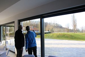 Der Neust&auml;dter Golfverein hat heute seine Indoor-Anlage eingeweiht