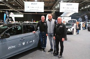 Peter Blei unterwegs auf der Automesse Erfurt
