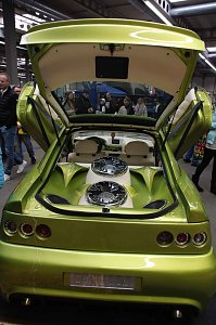 Peter Blei unterwegs auf der Automesse Erfurt