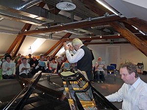 Chorprobe f&uuml;r Jubil&auml;um