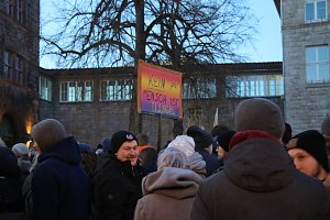 Demonstrationszug durch die Nordh&auml;user Innenstadt
