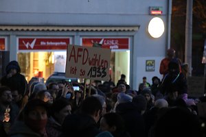 Demonstrationszug durch die Nordh&auml;user Innenstadt