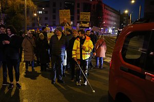 Demonstrationszug durch die Nordh&auml;user Innenstadt