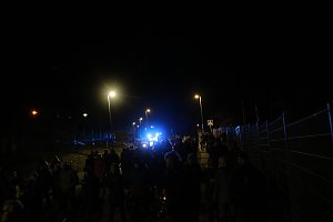 Demonstrationszug durch die Nordh&auml;user Innenstadt