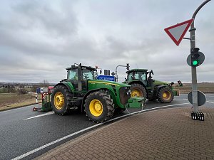 Bauernprotest bei Werther