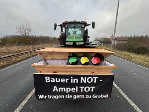 Bauernprotest bei Werther