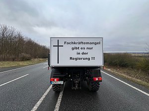 Bauernprotest bei Werther