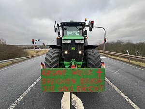 Bauernprotest bei Werther