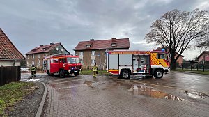 Hochwasser bei Sundhausen, Meldestufe 3 erreicht