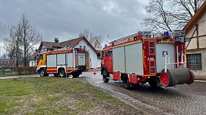 Hochwasser bei Sundhausen, Meldestufe 3 erreicht