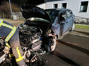 Unfall bei Clingen