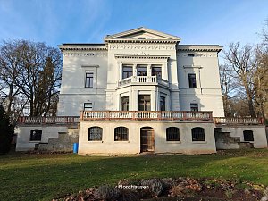 Peter Blei unterwegs im Park Hohenrode