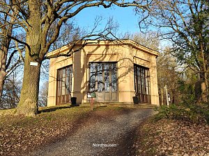 Peter Blei unterwegs im Park Hohenrode
